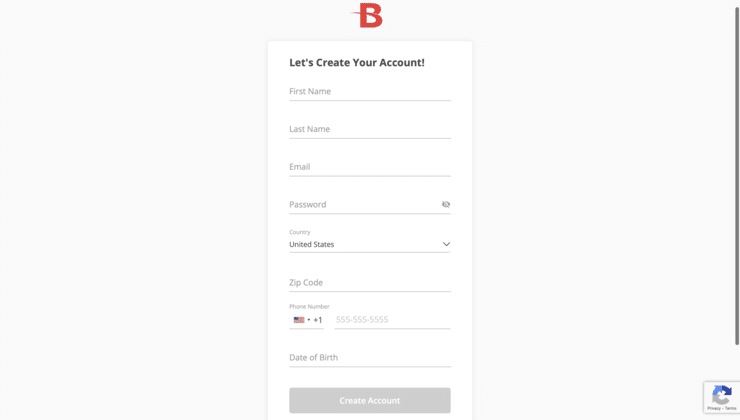 Step 1: Create Your BetOnline Account