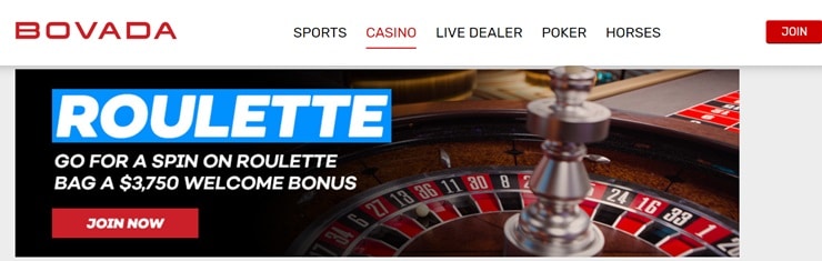 roulette casinos bovada