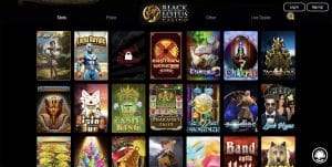 Collection of games at the Neteller casino Black Lotus Casino