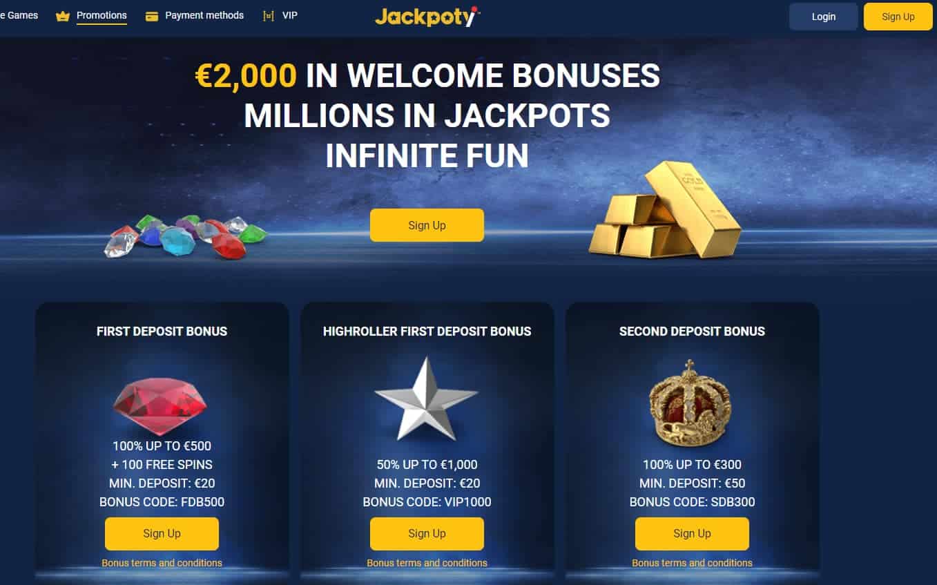 Choose Jackpoty As Your Casino