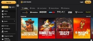 bitcoin casino instant withdrawal at Lucky Block list of games