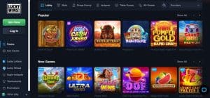 instant payout casino south africa luckywins list of games